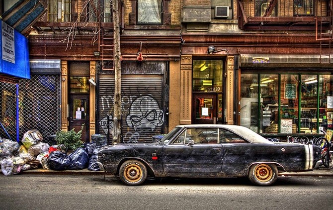 Ретро-автомобили Нью-Йорка (17 фото)