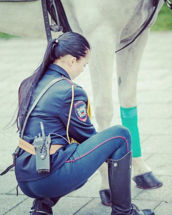 Конная полиция России (5 фото)