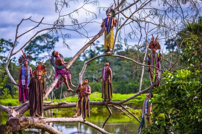 Бразильские племена: в гармонии с природой (9 фото)