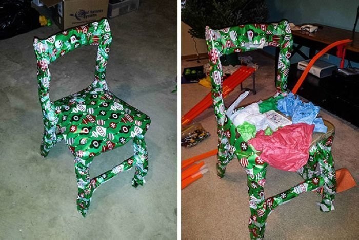 Рождественские подарки, упакованные самым смешным образом (20 фото)