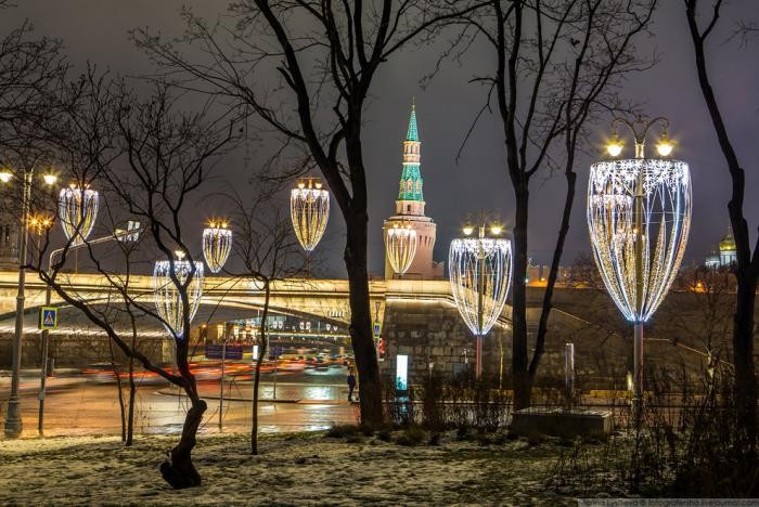 Новогодняя Москва 2018 (49 фото)