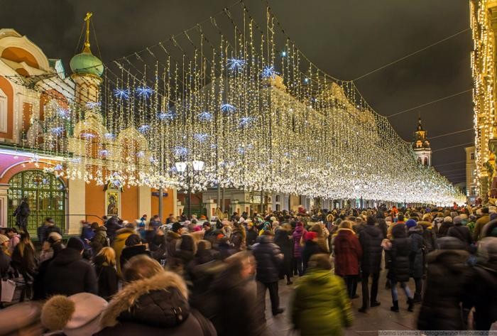 Новогодняя Москва 2018 (49 фото)