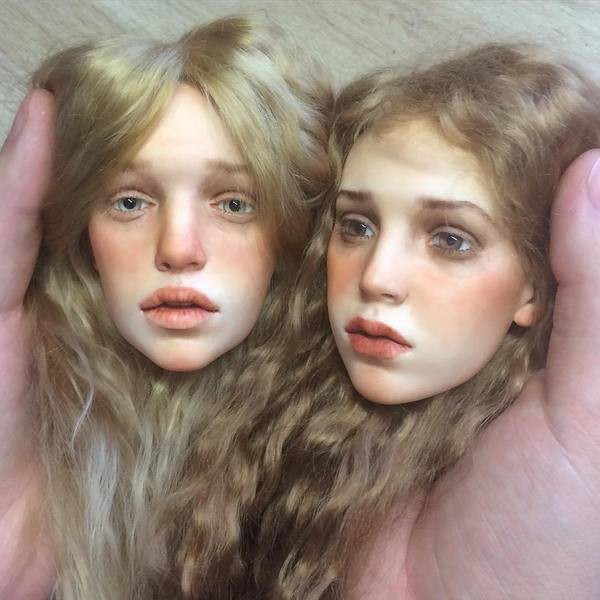 Куклы с потрясающе реалистичными лицами от Михаила Зайкова (17 фото)