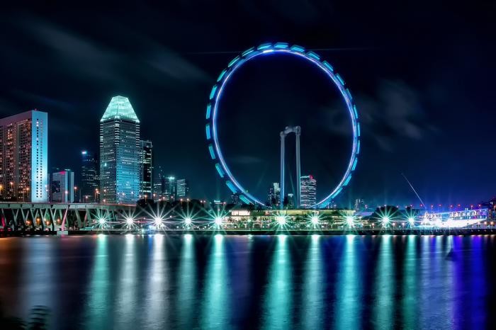 Ночной Сингапур (7 фото)