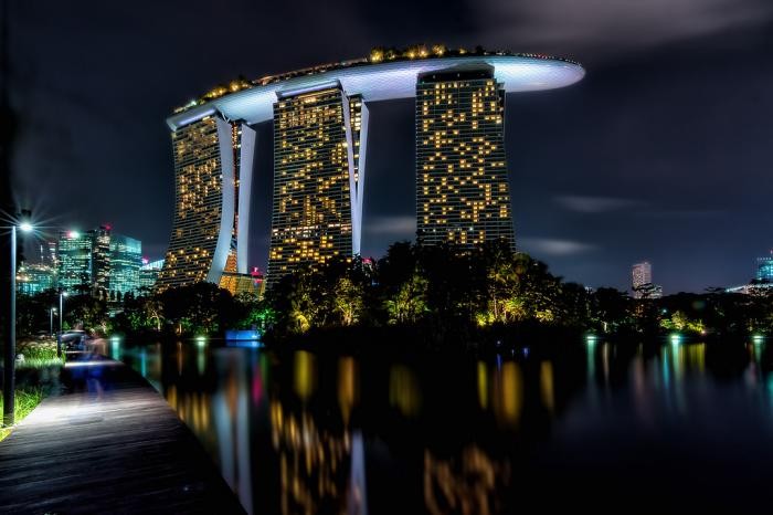 Ночной Сингапур (7 фото)