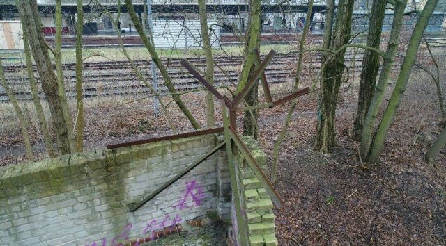 В лесу обнаружили уцелевший фрагмент Берлинской стены (7 фото)