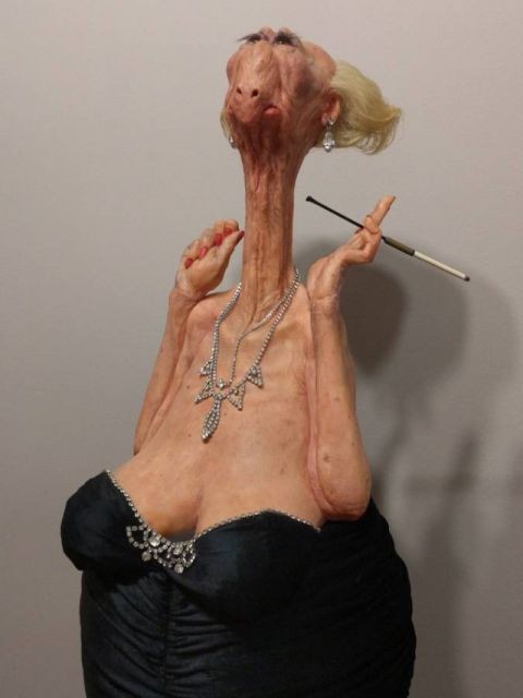 Уродливые скульптуры Тома Кюблера (13 фото)