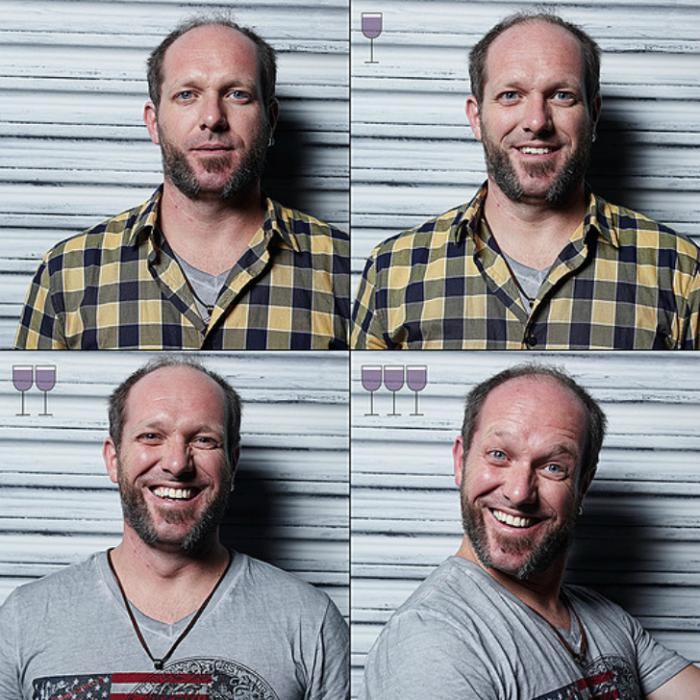 Все оттенки пьяного: лицо до и после пары бокалов (16 фото)
