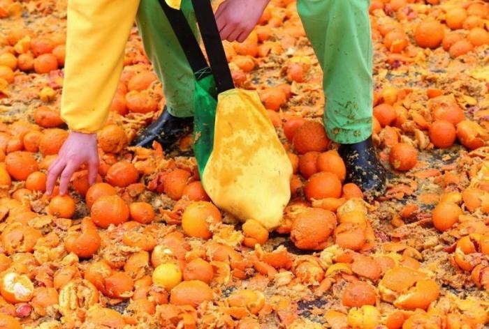 Апельсиновые бои в Пьемонте (12 фото)
