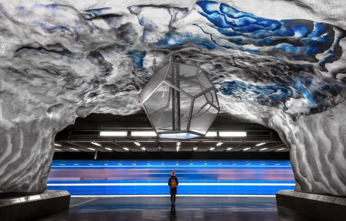 Стокгольмский метрополитен (14 фото)