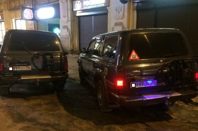 Водитель из Иркутска установил на автомобиль фиктивный госномер (4 фото)