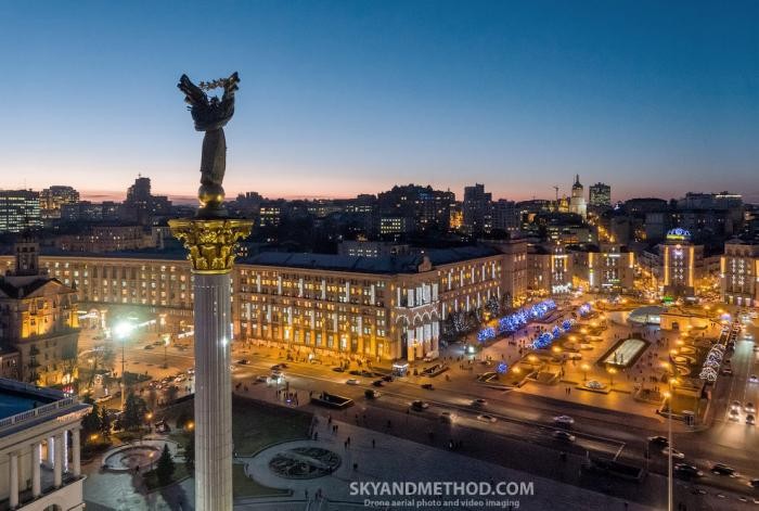 Зимний Киев с высоты (15 фото)