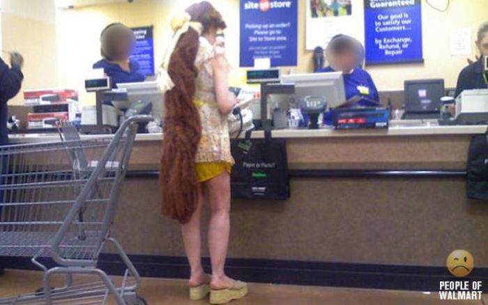 Чудные посетители супермаркетов Walmart (39 фото)