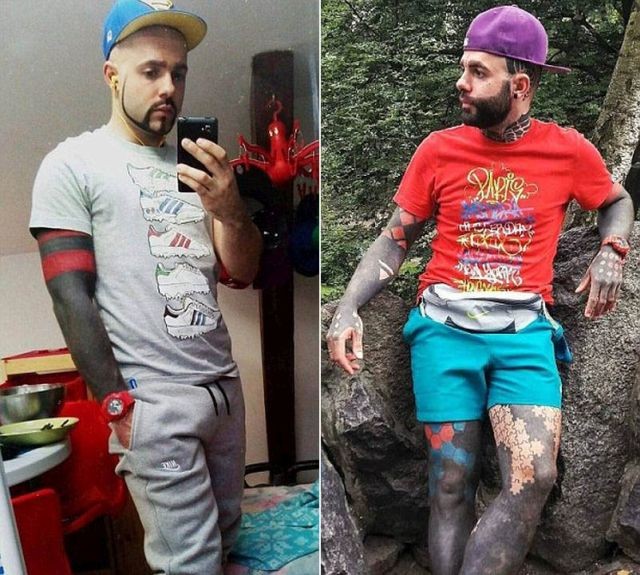 Британец покрыл татуировками 90% кожи (9 фото)