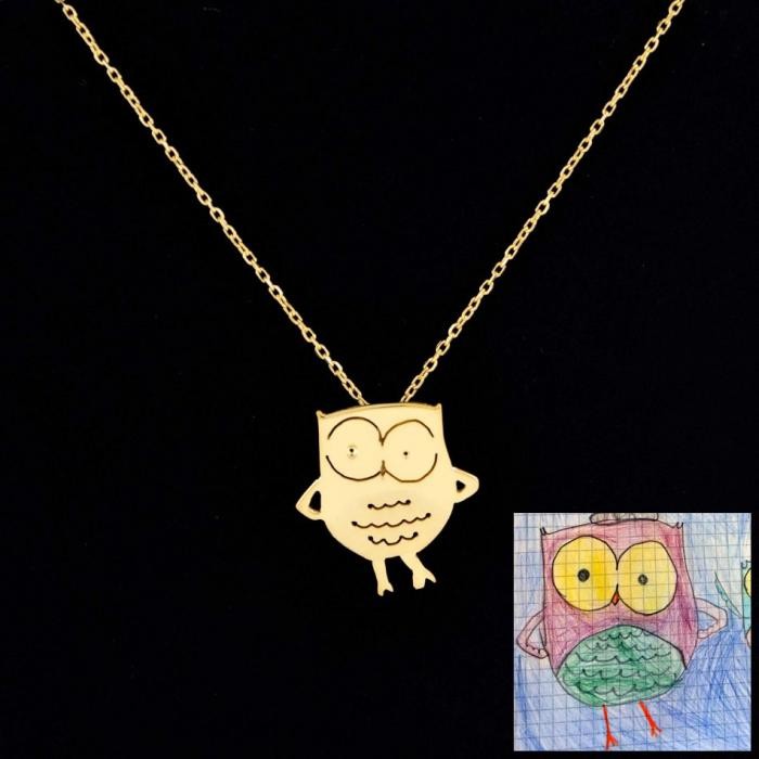 Художники превращают детские каракули в ювелирные изделия (15 фото)