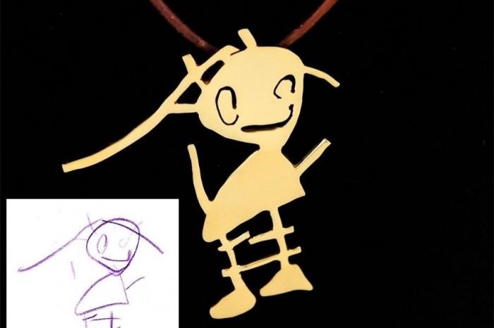 Художники превращают детские каракули в ювелирные изделия (15 фото)