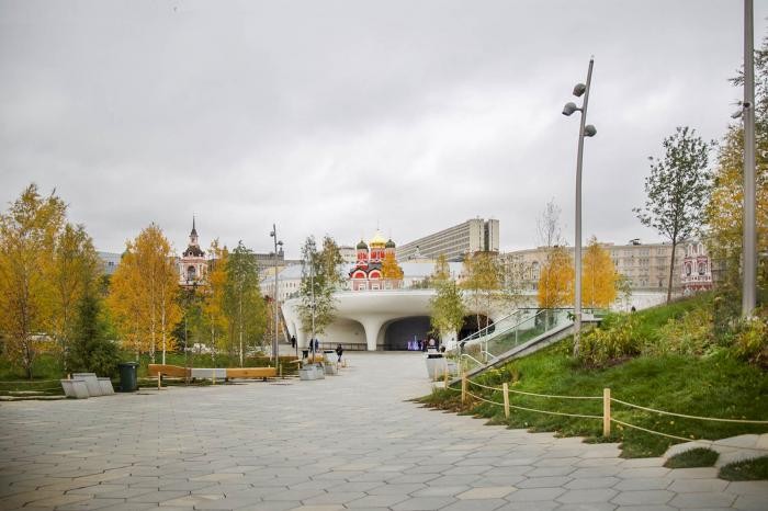Прогулка по московскому парку «Зарядье» (20 фото)