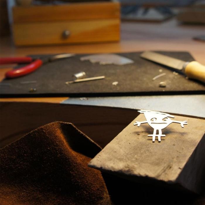 Художники превращают детские каракули в ювелирные изделия (15 фото)