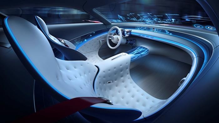 Представлен концепт электромобиля Mercedes-Maybach (17 фото)