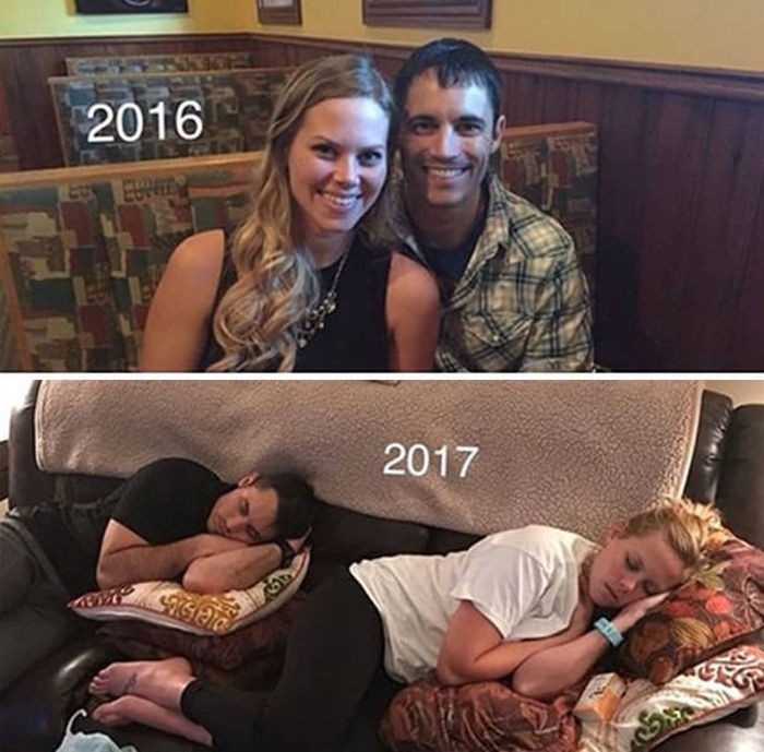Жизнь до и после рождения детей (42 фото)