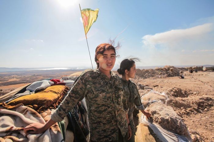 Курдские женщины-бойцы (39 фото)
