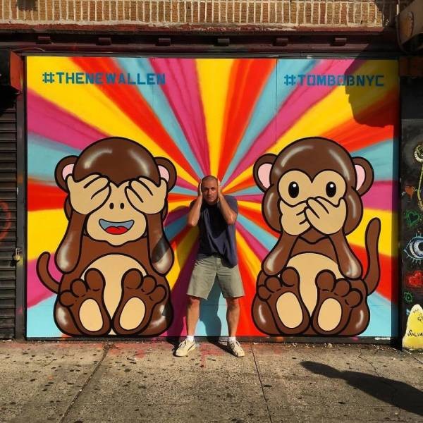 Яркие граффити на улицах Нью-Йорка (28 фото)