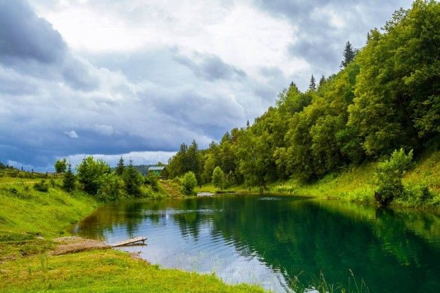 Уникальное озеро Сарва в Башкирии (14 фото)