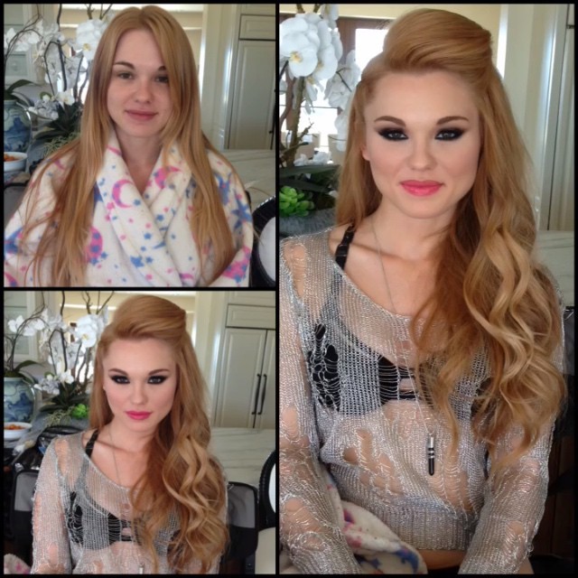 Фотографии моделей плейбоя до и после макияжа (29 фото)