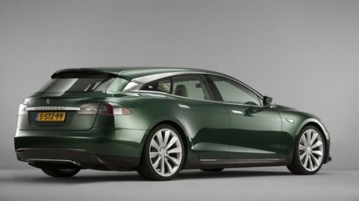 Британцы сделали красивый универсал на базе электромобиля Tesla Model