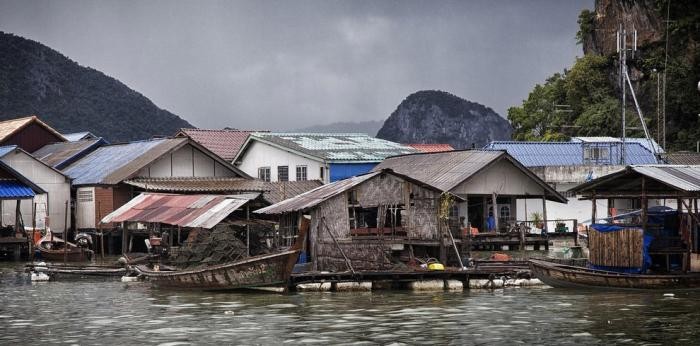 Ко Паньи – деревня на воде в Таиланде (10 фото)
