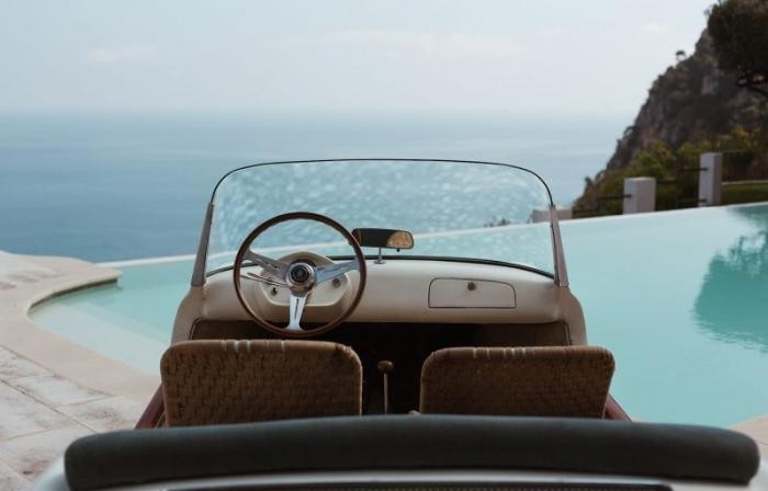 Fiat 500 Spiaggina - пляжный транспорт для магната (17 фото)