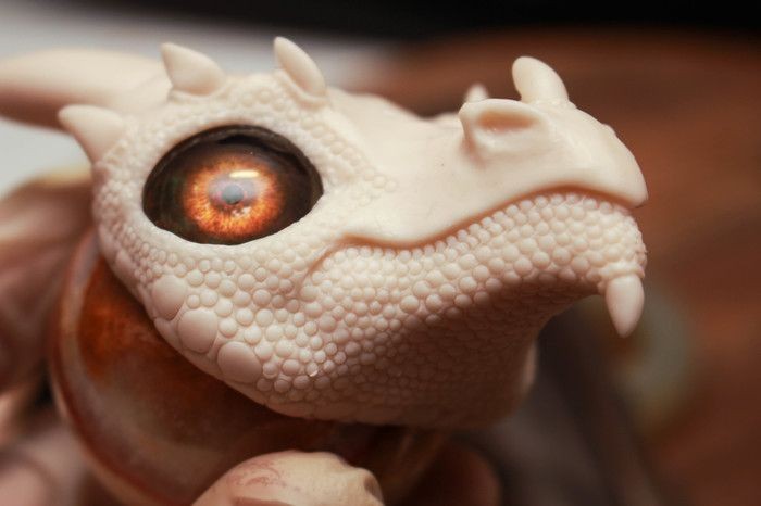 Голова дракона из полимерной глины своими руками (20 фото)