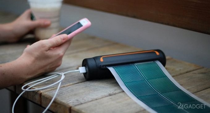 Solar Scroll — солнечная батарея-рулон для путешественников (9 фото)