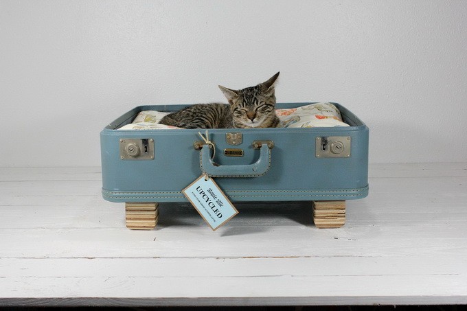 Винтажные домики для кошек (20 фото)