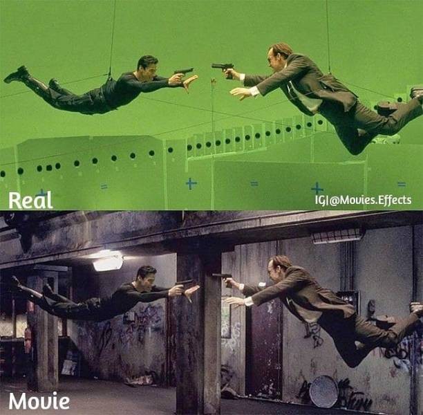 Современные кинофильмы до и после компьютерной графики (44 фото)