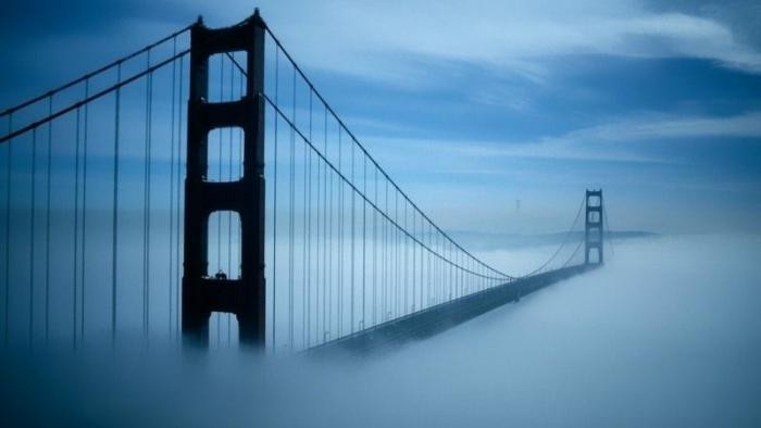 Знаменитый туман в Сан-Франциско (9 фото)