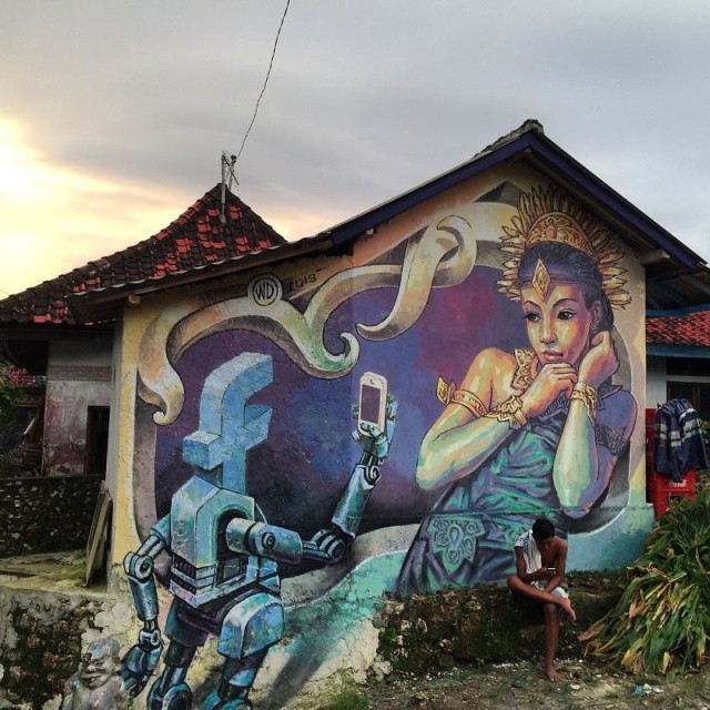 Стрит-арт от индонезийского художника (29 фото)
