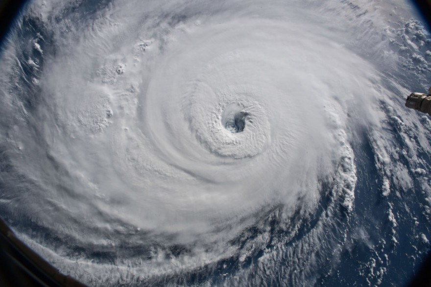 Ураган «Флоренс»: вид из космоса
