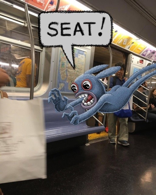 Осторожно! Монстры в метро! (20 фото)