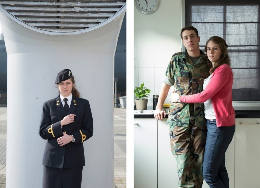 Девушки ВМФ Нидерландов на службе и дома