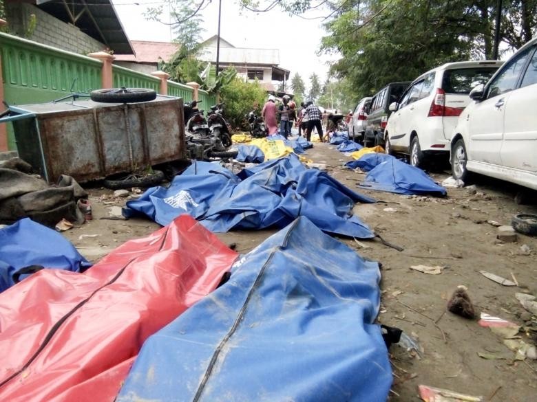 Последствия землетрясения и цунами в Индонезии