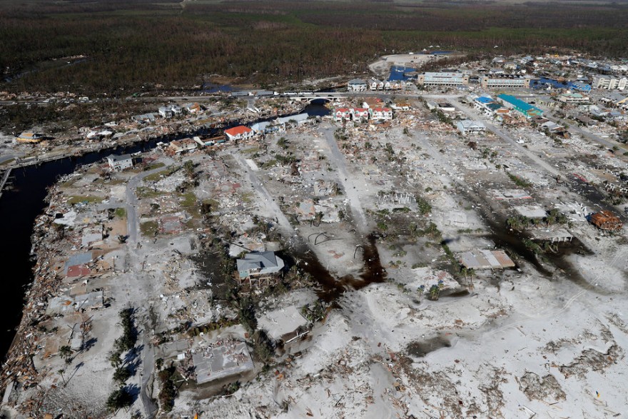 Разрушительные последствия урагана Майкл