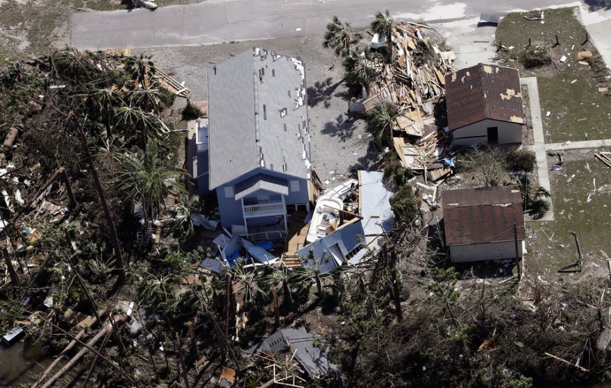 Разрушительные последствия урагана Майкл