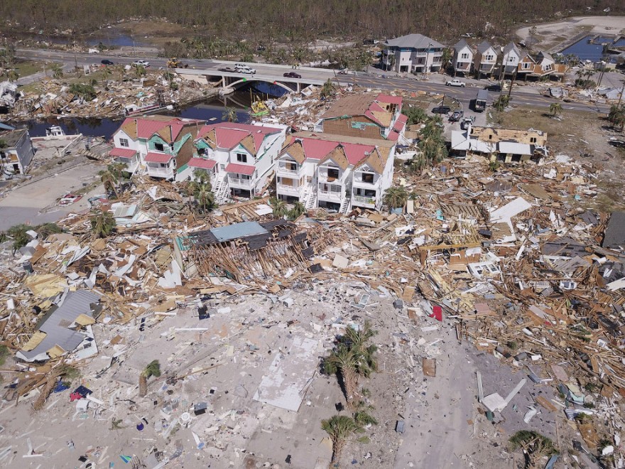 Разрушительный ураган Майкл во Флориде