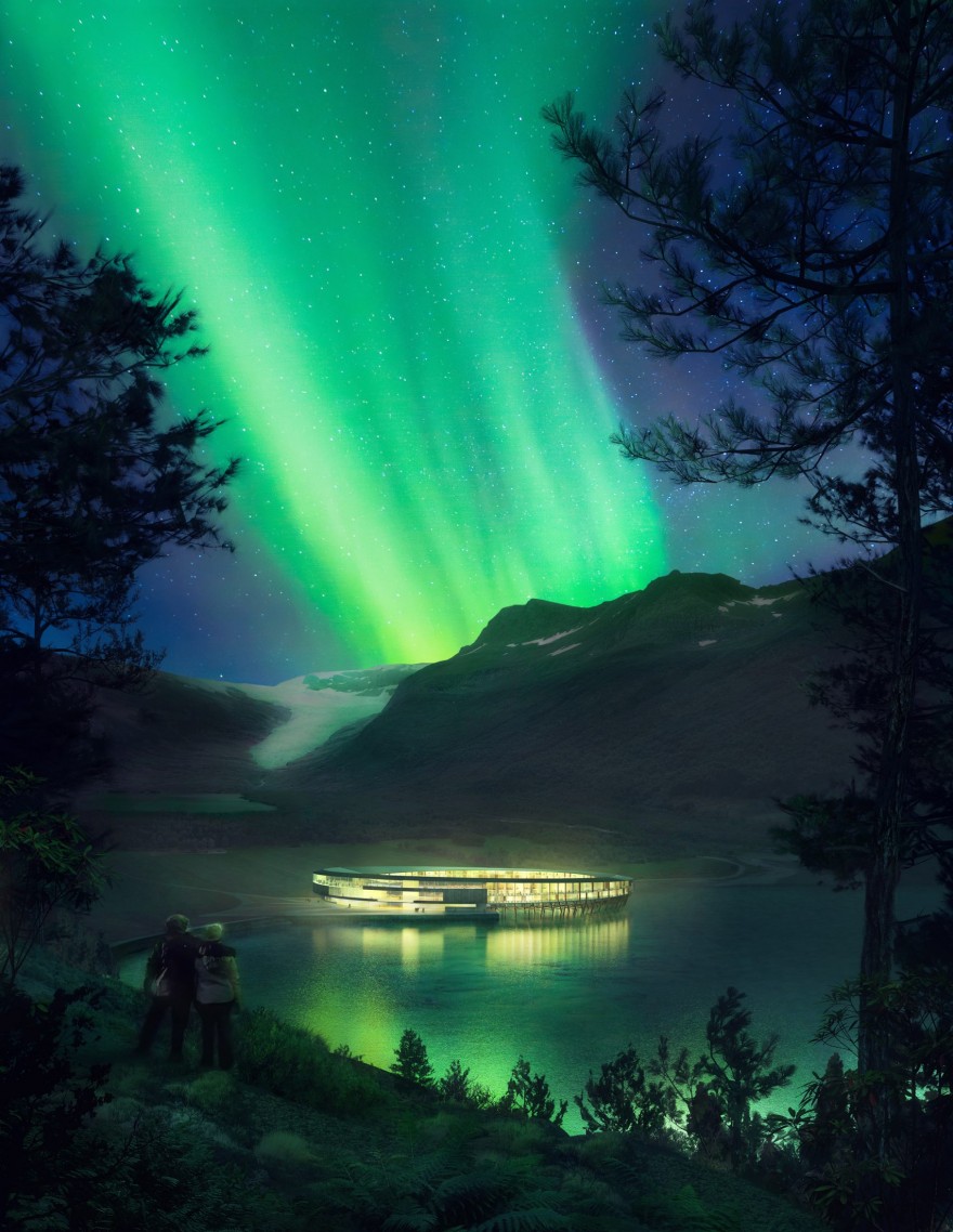 Скандинавский отель на солнечных батареях в арктическом климате
