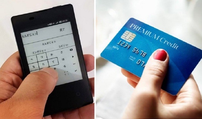«Самый тонкий» смартфон размером с кредитку создан в Японии