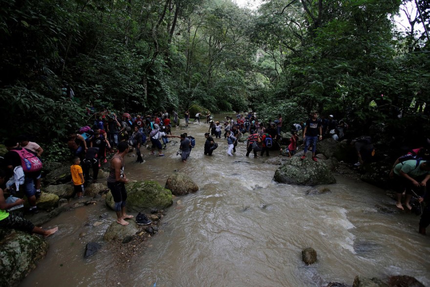 Караван мигрантов из Гондураса в США