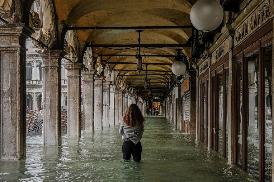 Стихийное бедствие в Венеции
