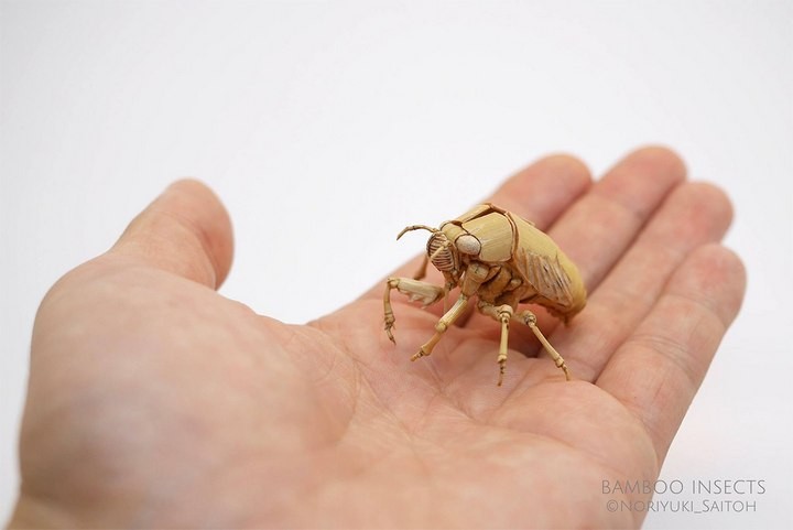 Фигурки насекомых из дерева