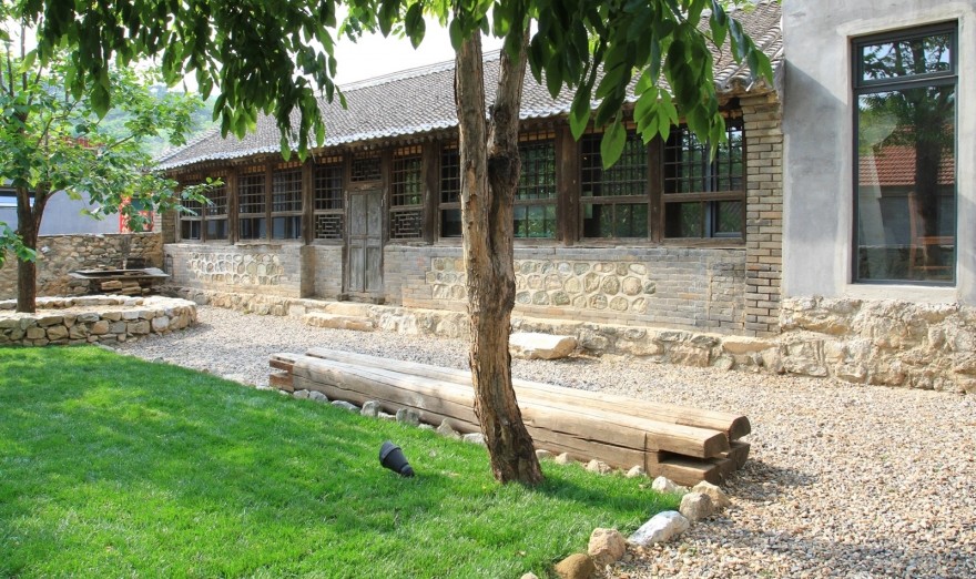 Новый интерьер старого сельского дома в Китае